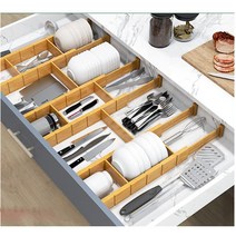 노틈 길이조절 서랍칸막이, 파티션형 대형, 1개