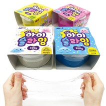 아모스 아이슬라임 300g 하늘, 3개