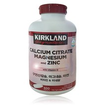 구연산칼슘 마그네슘 아연 비타민&미네랄 500정