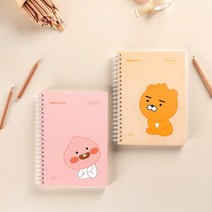 카카오프렌즈 스탠다드 인덱스 스프링 노트S, 라이언