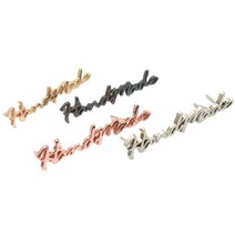 리베르 필기체 핸드메이드 금속라벨 4색 4종 세트, 1개