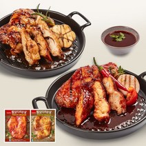 굽네몰 통 닭다리순살 직화오븐구이 2종 3팩 골라담기, 01_통닭다리 마늘갈비맛 3팩_QB03
