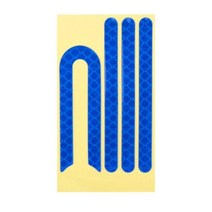 전동킥보드 타이어 튜브 내부 바퀴 샤오미 Mijia M365 1S Pro 전동 스쿠터 전방 후륜 커버 보호 쉘 부품 용 반사 스티커, 03 Blue, 03 Blue, Blue