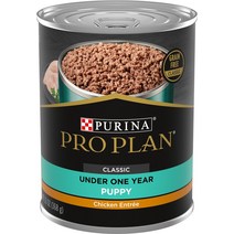Purina Pro Plan Development Puppy Classic 치킨 앙트레 그레인 프리 개 통조림 13온스 12개입