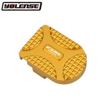 캘리퍼커버 오토바이 액세서리 CNC 브레이크 페달 미끄럼 방지 후면 패드 혼다 CBR650R CBR, 07 Gold-CBR650R