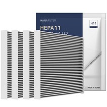[2+2] H11 하나 차량용 에어컨 필터 PM2.5 PM1.0 초미세먼지 유해물질 헤파, 2+2개, HF-10