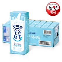 맛있는 우유 GT 고소한 저지방 멸균우유 180ml, 24개
