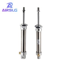 MSA MSA25 Srtoke 단동 미니 스테인레스 스틸 공압 실린더 MSA25X25S CAUCM 10S20S30S40S50S60S70S 10300mm, 없음, 38.MSA25X35S - U Flatend type