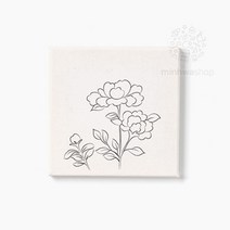 캔버스 액자 만들기 도안 민화 그림판 (모란)