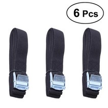 카고 캠핑 테이블 트래블덕 미니 박스 정리함 폴딩 수납 트렁크 스태킹 접이식카약 타이 다운 카 루프 랙 수하물 카약 캐리어 래칫 벨트 용 버클 나일론 자동차 스트랩이있는 자동, 검은색