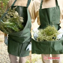 데팡스 수확 수확용 나물 앞치마 접이식 작업용 농사 농사용 앞치마, 수확용 앞치마