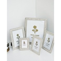 크리스탈액자 실버 5종택1