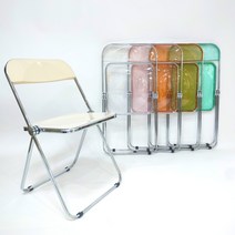 프로젝트무니 접이식 카페 투명 인테리어 의자, 1개