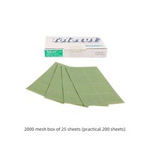 일본 Kovax 포인트 연마 사포 시트 자동차 샌딩 블록 수동 도구 차체 페인트 먼지 부분 연삭과 함께 사용, 04 P2000 25PCS A BOX