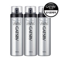 갸스비 셋앤킵 슈퍼하드 헤어 스프레이, 180g, 3개
