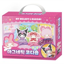 산리오 마이멜로디 쿠로미 마그네틱 코디숍 자석놀이 역할놀이 옷입히기