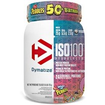 iso100 가수분해100 유청 분리 단백질 분말 in dunkin39 카푸치노 맛 단백질 25g 카페인 95mg bcaas 5.5g 21.5 oz, 생일 케이크, 1.6파운드(1팩)