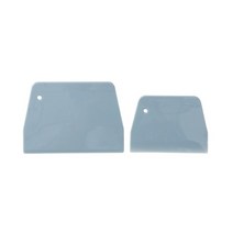 케익도구 소품 2pc 플라스틱 케이크 크림 주걱 반죽 버터 타자 스크레이퍼 베이킹 도구 홈 베이킹 절단 도구 주방 가제트, 그레이 블루
