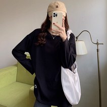 반팔티셔츠 착용감좋은 베이직 박스핏 포근한 빅사이즈 질좋은 출산복 스판 면 반팔