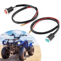 [ATV부품] 90/110/125/150/200/300cc ATV 쿼드 선l/Taotao/이글/론신 등 DC 12V 250 용 역방향 및 중립 표시 2 개