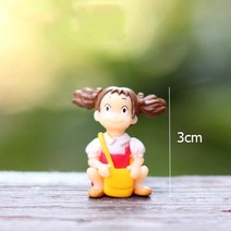 미니어처 애니메이션 소녀 테라리움 인형 액션 피규어 1 개 요정 정원 다육 식물 데스크탑 어린이 플라스틱 공예 공급, 01 1 piece, 01 MLAR040