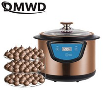 DMWD 6L 검은 마늘 발효기 전기 스마트 발효 기계 자동 Zymosis 냄비 나토 요구르트 메이커 110V/220V, 01 Gold, UK
