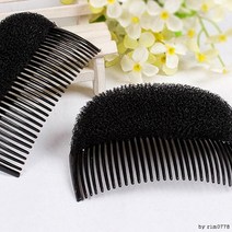 mida international 볼륨업 빗핀 볼륨헤어핀 볼륨머리핀 볼륨픽서 정수리뽕 볼륨헤어픽서 머리뽕 헤어뽕 머리볼륨 정수리볼륨 붙임머리 헤어피스 부분가발, BT-갈색