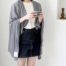 어라운드디 썸머블랑켓 v.4/여름담요 가디건 냉방병 얇은담요 무릎담요