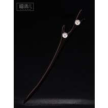 비녀 뒤꽂이 올림머리 한복 머리 장식 헤어 악세사리 순은 태양 꽃 머리핀 머리핀 39