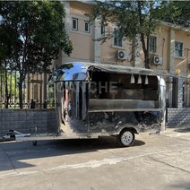 구르마 운반카트 양보 트레일러 푸드 트럭 카트 에어스트림, 한개옵션0