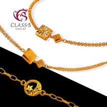 클래스에스 순금24K CHU 디자인2 팔찌 3.75g