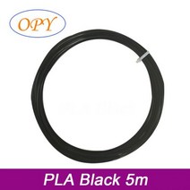 3d 프린터 필라멘트 프린터 우드 펜 5M Pla 리필 플라스틱 대리석 실크 목재 온도, PLA 블랙 5m, 중국