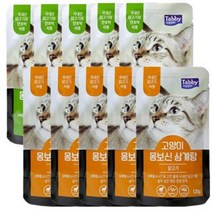고양이 몸보신 삼계탕 120g x 10개세트 [맛선택], 닭고기와 단호박