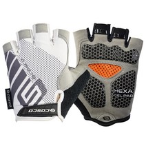 MTB 젤패드 스포츠 반장갑 자전거 로드 라이딩 남성 여성, 화이트