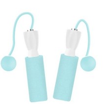 무선줄넘기 줄없는 와이어 줄넘기 피트니스 스피드 이중 목적 무선 및 체중 감량 운동 카운트 지방 전문 연소 스포츠 체육관, 1BlueCordless