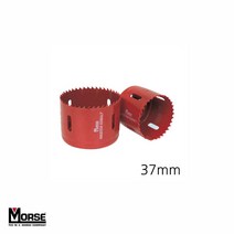[∂LL7] 모르스 바이메탈 홀쏘 규격 37mm 컷터 철판가공 카타 플라스틱 드릴날 리머 목재 소형공작기계 롱타입 커터_h§eEA, §본상품§e