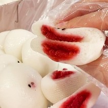 쫄깃하고 소화가 잘되는 울산고래술떡 잔기지떡 4종(팥 딸기 흑미 치즈), 오리지널 팥 잔기지떡 50개입