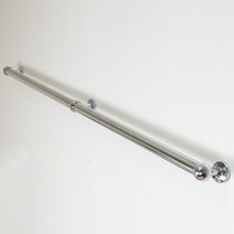 핸드레일 60cm 120cm 계단 안전 난간 스텐 손잡이, 핸드레일120cmSet(스텐)
