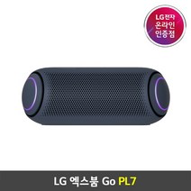 LG전자 엑스붐 GO 메리디안 사운드 블루투스 스피커 PL7, 블랙