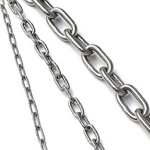 대광와이어로프 쇠사슬 사슬 스텐 체인 8mm M단위 SUS304 사슬고리