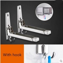 밥솥다이선반광파오븐렌지대수납장 슬림렌지대 스테인레스 스틸 전자 레인지 접이식 오븐 랙, s3702-g