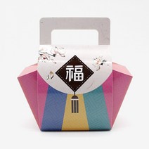 피크닉앤패키지 색동복주머니 상자 설날 명절선물상자, 혼합