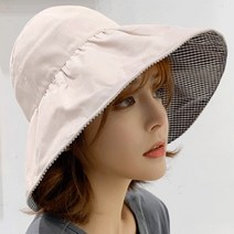 데이즈원 여성 모자 자외선 햇빛차단 여자 여름 썬캡 벨크로 벙거지