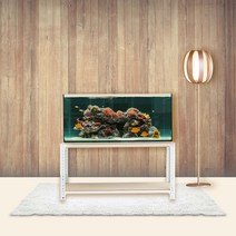 어항받침대 튼튼한 축양장 2단 1000 x 300 x 330, 화이트