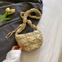 여성용 퀼트 자수 스레드 사첼 사이드 백 부드러운 경량 여행 캠핑 지갑 여성 패션 숄더백