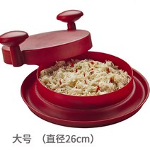 닭가슴살 찢어주는 분리기 머신 찢기 닭고기 간편 컷팅 슬라이서 커터 다이어터 헬창 식단, 라지 레드