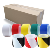 [당일출고] (20개입)라인테이프 100mm x 30M / 1BOX, 안전사선 흑/황색