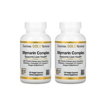 아이허브 캘리포니아골드뉴트리션 2개X CGN 실리마린 컴플렉스 밀크씨슬 300mg 120베지캡슐, (아이허브) 캘리포니아골드뉴트