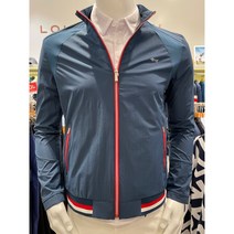 루이까스텔[NC강남] 22S/S LOUIS CASTEL 남성 골프웨어 하단 삼색 시보리 배색 메쉬 홑겹 바람막이 자켓