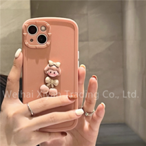 YD IPhone12promax 곡선 휴대 전화 케이스 xs/xr 렌즈 전체 패키지 13 만화 귀여운 xsmax 여자 친구 여성 8 플러스 부드러운 고무 낙하 방지 11